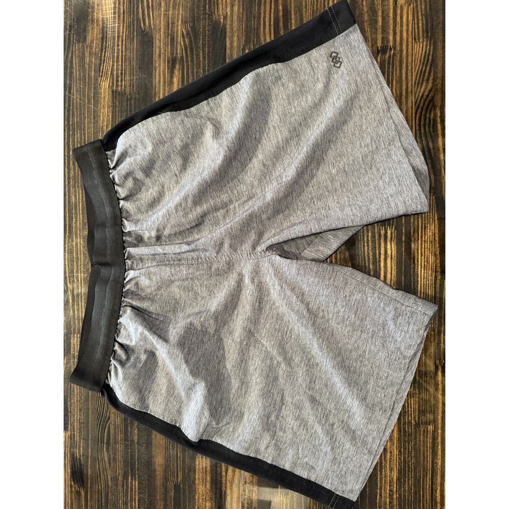 LEG3ND Men's Gym Shorts w/ Pockets - Grey (Size- L, Pre-Owned - Good)
